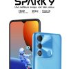 Spark 9 - 64Go Ram 4Go - Photo 13+2+2 Mp - Selfie 32Mp - bleu