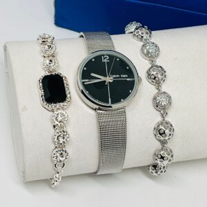 Coffret montre bracelet Calvin Klein argentin