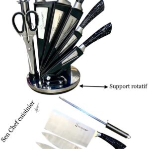 ENSEMBLE COUTEAUX DE CUISINE 8 PIÈCES BASS