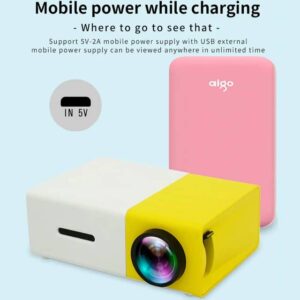 Mini Projecteur LED YG300 Pro, Support 1080P, Compatible HDMI, Audio USB, Portable, Home Media Video