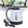 Bouilloire électrique portable pour voiture, kit de bouilloire de voyage pour voiture, bateau, camping, Hurhome, chauffe-thé automatique, café et eau, 12V, 1000ml