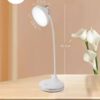Lampe de bureau LED rechargeable portable flexible