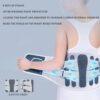 Ceinture de soutien lombaire thermique attelle du bas du dos pour hommes et femmes sangle de taille auto-chauffante soulagement de la douleur pour hernie discale sciatique abdomen chaud