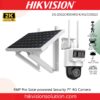 Système de caméra PT 4G Hikvision DS-2DE2C400IWG-K/4G/C05S10 4MP Pro à énergie solaire