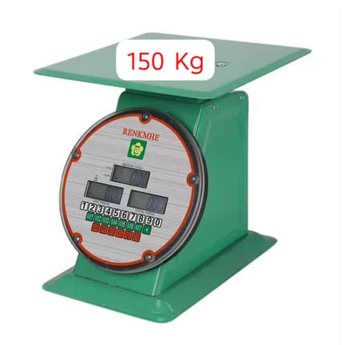 Balance électronique commerciale 150 kg – Entièrement en métal avec double affichage LED et batterie rechargeable