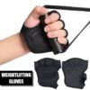 Gants d'entraînement de musculation pour hommes et femmes, entraînement de fitness, entraînement de poids lourd, bracelets coordonnants, demi-doigt, Gant Altherophile