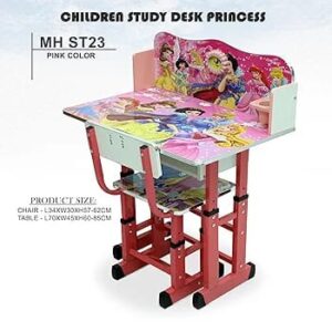 Bureau et chaise d'étude pour enfants, bureau d'étude réglable pour enfant ensemble de chaises, table d'étude et chaises éducatives pour enfants