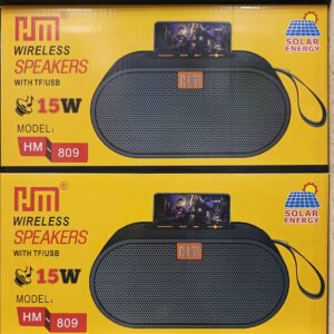 Haut parleur Bluetooth solaire 15w avec connectivité USB et carte mémoire