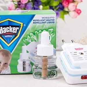 Pack combiné diffuseurs anti-moustiques  (APPAREIL + 1 RECHARGE - 45 ml) Vaporisateur liquide - SANS DANGER POUR LES ENFANTS - SANS ODEUR