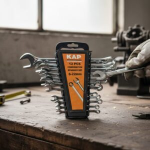Jeu de 12 Clés Mixtes plate chrono KAP (6 à 22 mm)