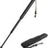 Bâton télescopique extensible, Bâton d'autodéfense extensible à 3 étages Stylo d'autodéfense portable Bâton pivotant pour brise-vitre Aventure en plein air Randonnée Camping Trekking Outil d'urgence d'auto-sauvetage