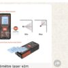100m Télémètre Laser Numérique Professionnel - Mesure de Distance 80m Haute Précision - Écran LCD & Mémoire Intégrée