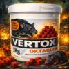 Souricide / raticide Mort aux Rats VERTOX Oktablok 1Kg – Appât Foudroyant à Action Rapide (Une Seule Dose)