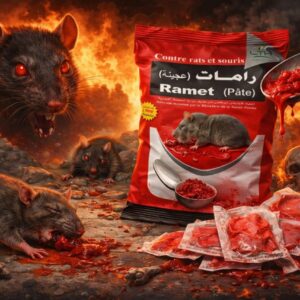Ramet Pâte – Mort aux Rats et Souris Surpuissante - Sachet de 100g (8 sachets à l'intérieur)