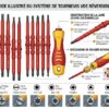 Jeu de Tournevis de Précision Magnétiques 13-en-1 - Acier CR-V - Pour Réparation Électronique, Lunettes et Téléphones