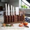 Set de Couteaux de Cuisine Professionnel 8 Pièces - Tranchez, Émincez et Hachez comme un Chef
