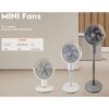 JYSUPER Ventilateur Rechargeable JY-2219 - 12 Pouces - Batterie 8000mAh - 4 Vitesses - Autonomie jusqu'à 20H