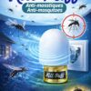 (Direct & Efficace) : Kill-Patt Diffuseur Électrique Anti-Moustiques + Recharge – Jusqu'à 45 Nuits de Protection