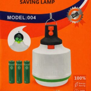 Ampoule LED Rechargeable Secours Multifonction - Modèle 004 - Avec Crochet & Piles - Autonomie jusqu'à 12H - Blanc