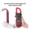Multimètre Numérique à Pince Ampèremétrique ST201 – Testeur de Tension & Courant Professionnel