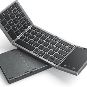 Clavier Pliable Bluetooth Sans Fil avec Touchpad B033 - Pour Smartphone, Tablette, PC (Windows, Android, iOS)