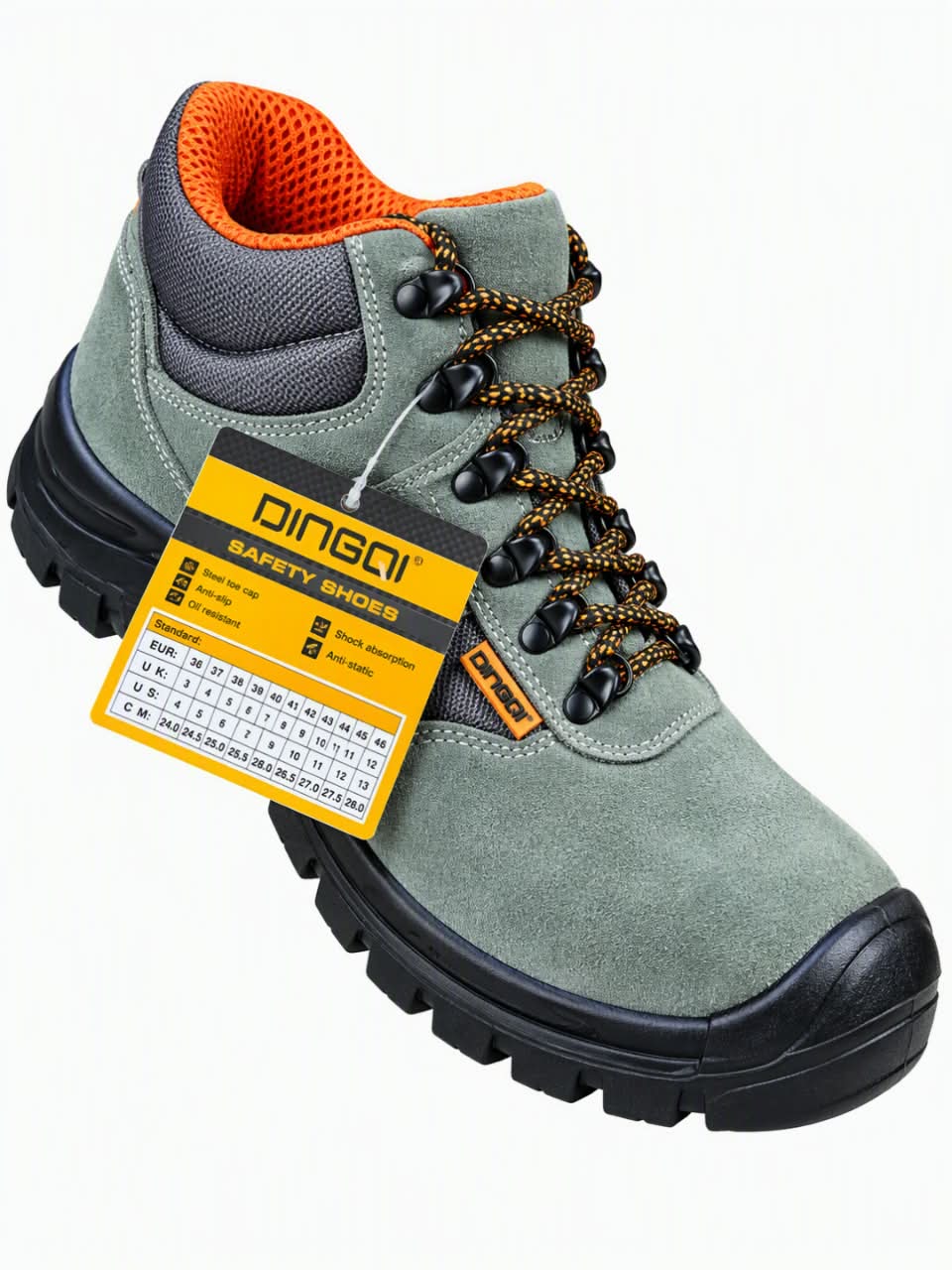 Chaussures de Sécurité Professionnelles DINGQI - Embout en Acier, Antidérapantes et Confortables